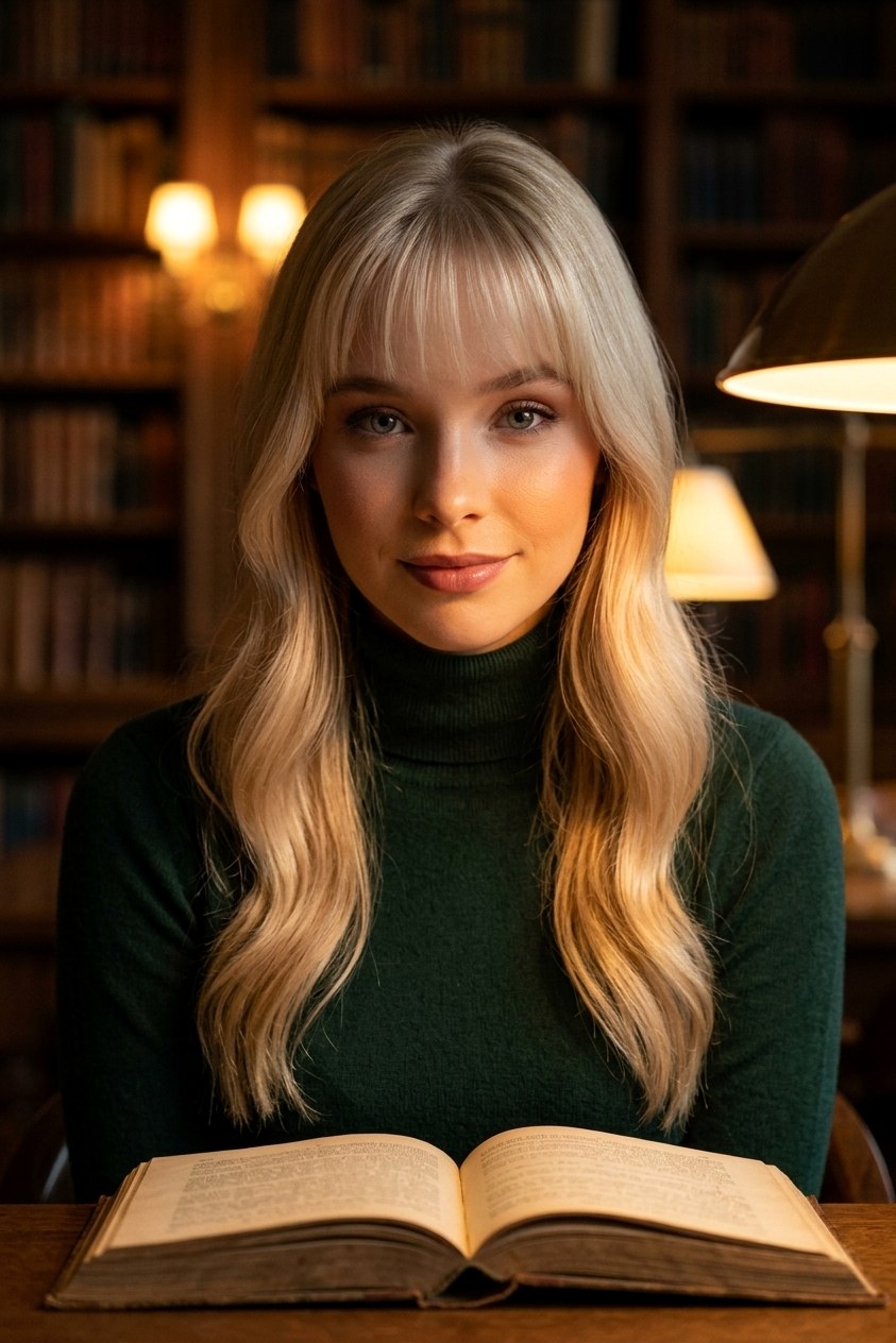 Kayla biblioteca lámpara cálida