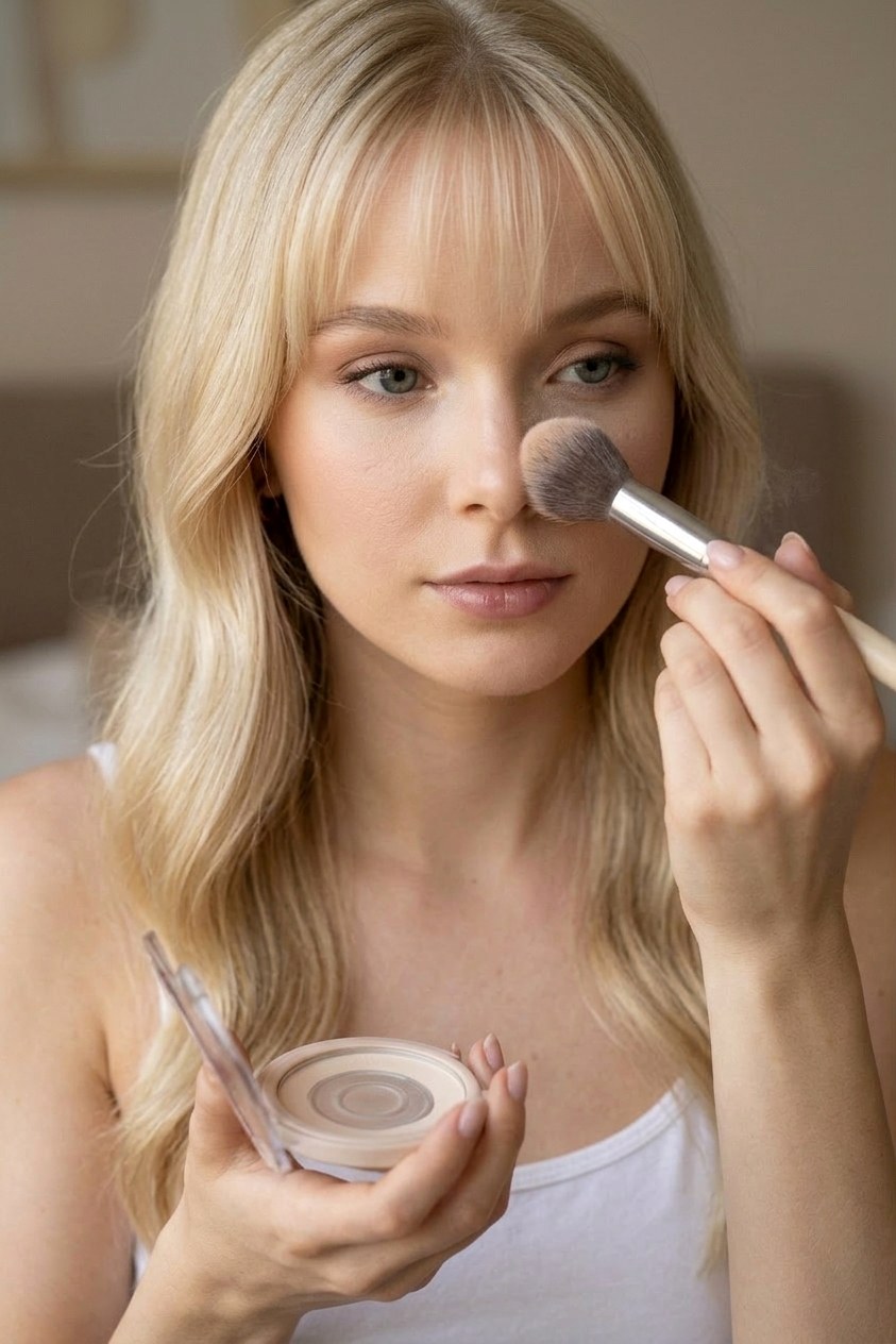 Kayla beauty empolvándose